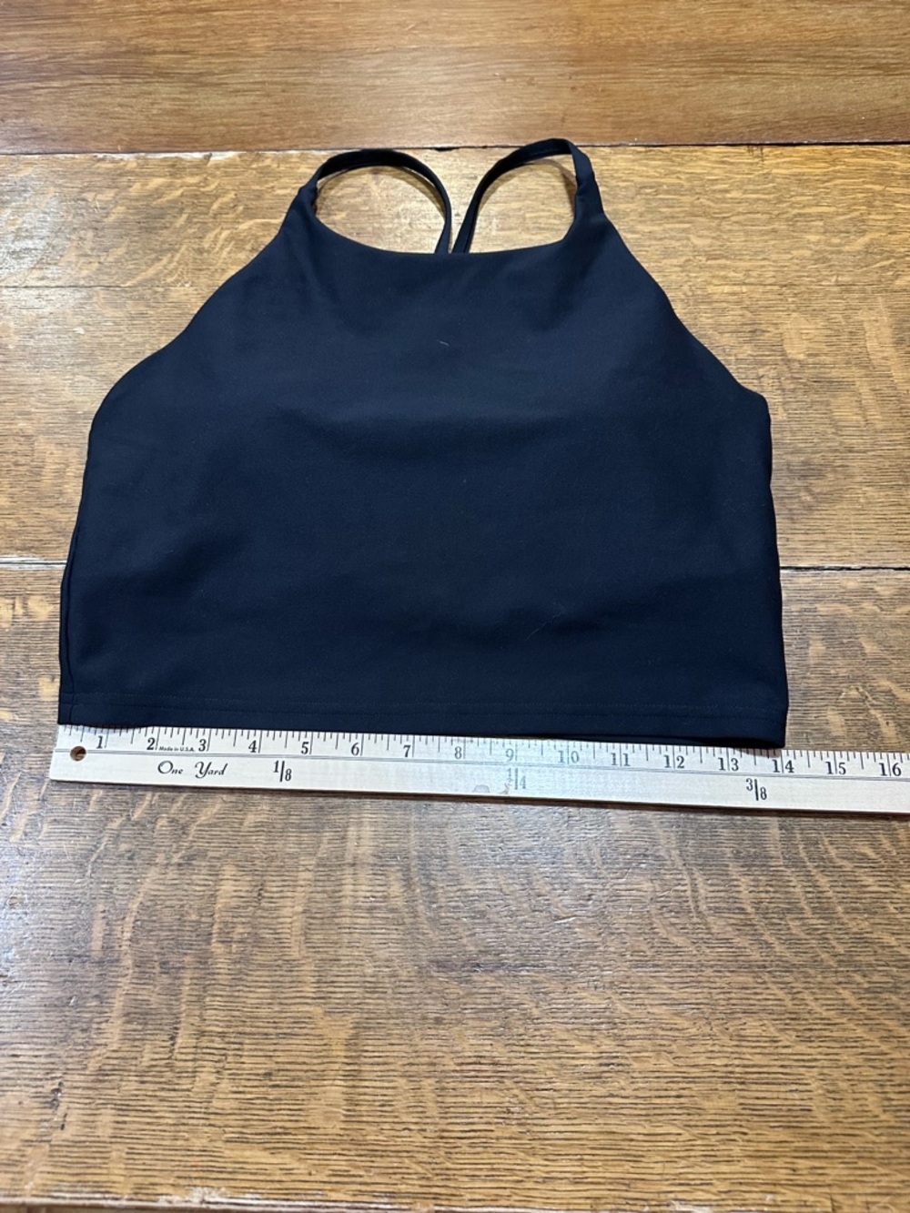 Old Navy Black Active Crop‎ Tank sz large